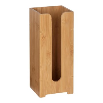 WENKO 24749100 - Βάση για χαρτί υγείας BAMBUSA 15x35,5 cm καφέ