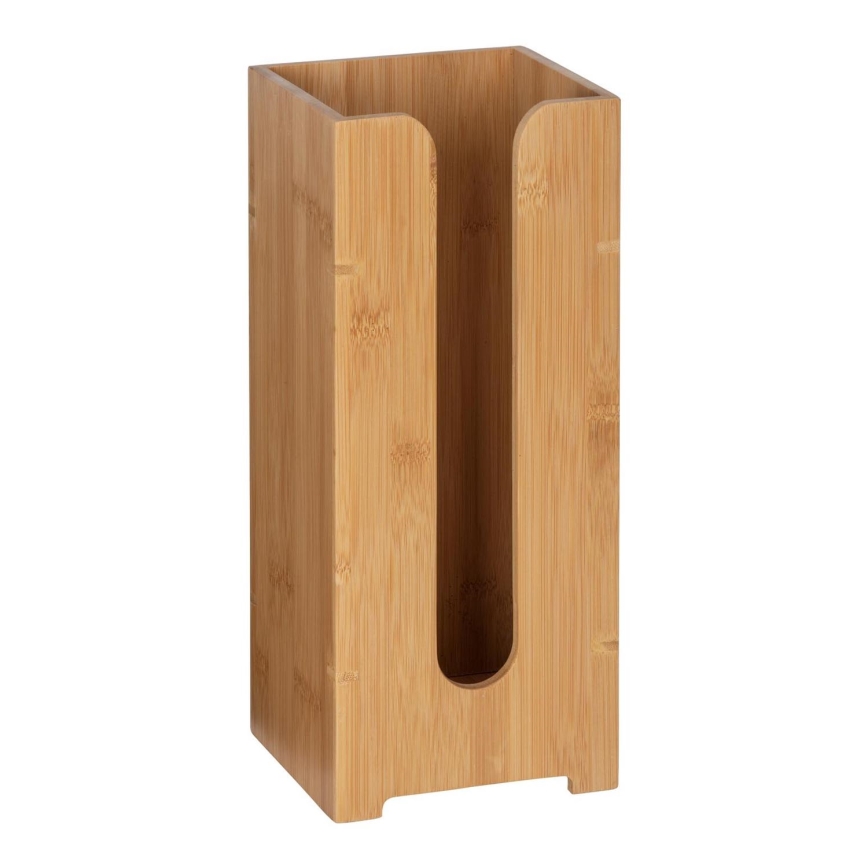 WENKO 24749100 - Βάση για χαρτί υγείας BAMBUSA 15x35,5 cm καφέ