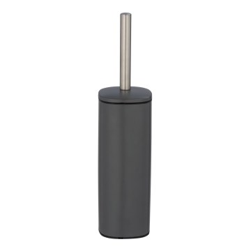 WENKO 24777100 - Σετ WC ALASSIO 9,3x39,2 cm ανοξείδωτο/γκρι