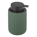 WENKO 24807100 - Δοχείο σαπουνιού BELLUNO 8x13,5 εκ. πράσινο/μαύρο