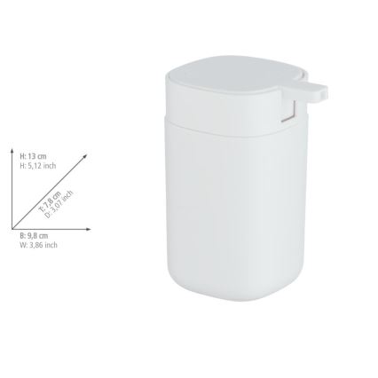 WENKO 24829100 - Δοσομετρητής σαπουνιού DAVOS 350 ml λευκό