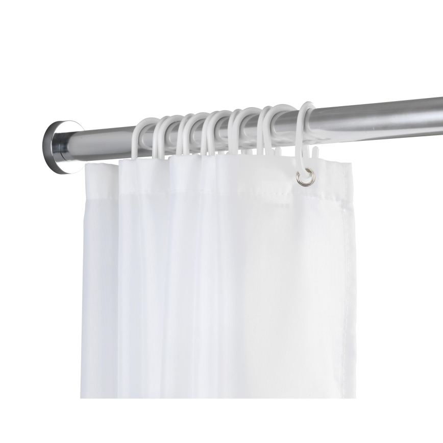 WENKO 24888100 - Ράβδος ντους LUZ 185x2,8 cm, ανοξείδωτο ατσάλι/γυαλιστερό χρώμιο