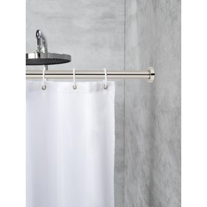 WENKO 24888100 - Ράβδος ντους LUZ 185x2,8 cm, ανοξείδωτο ατσάλι/γυαλιστερό χρώμιο