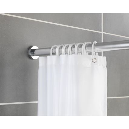 WENKO 24888100 - Ράβδος ντους LUZ 185x2,8 cm, ανοξείδωτο ατσάλι/γυαλιστερό χρώμιο