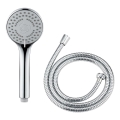 WENKO 24918100 - Κεφαλή ντους BASIC LINE 9,5x9,5 cm γυαλιστερό χρώμιο/ασημί