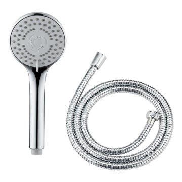 WENKO 24918100 - Κεφαλή ντους BASIC LINE 9,5 x 9,5 εκ. γυαλιστερό χρώμιο/ασημί