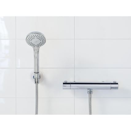 WENKO 24918100 - Κεφαλή ντους BASIC LINE 9,5 x 9,5 εκ. γυαλιστερό χρώμιο/ασημί