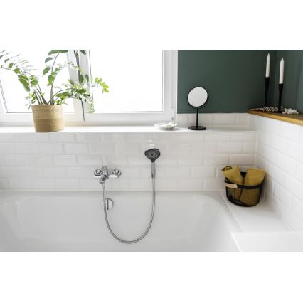 WENKO 24921100 - Κεφαλή ντους Σύστημα Εξοικονόμησης Νερού 12x12 cm γυαλιστερό χρώμιο/γκρι