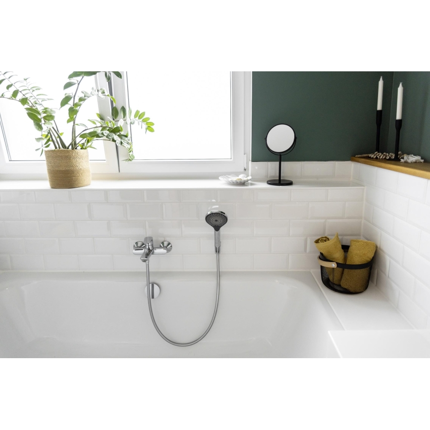 WENKO 24921100 - Κεφαλή ντους Σύστημα Εξοικονόμησης Νερού 12x12 cm γυαλιστερό χρώμιο/γκρι