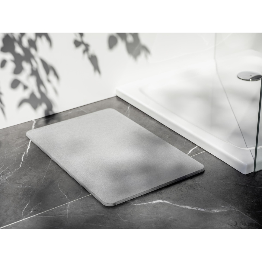 WENKO 24936100-Πατάκι μπάνιου SIMI 39x60 εκ. γκρι