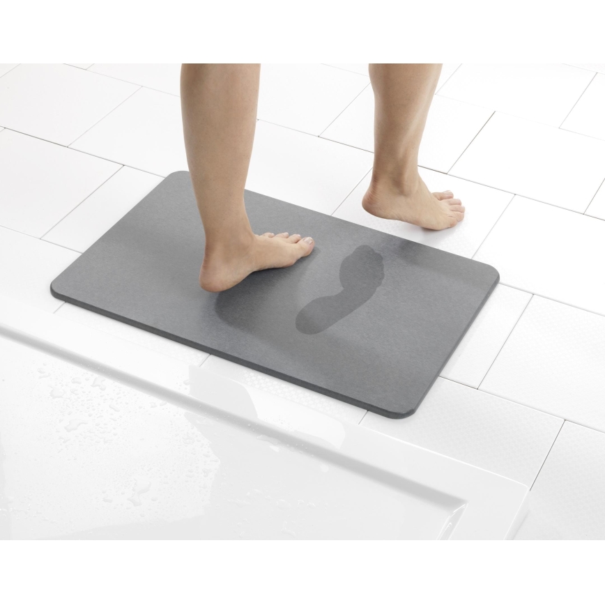 WENKO 24936100-Πατάκι μπάνιου SIMI 39x60 εκ. γκρι