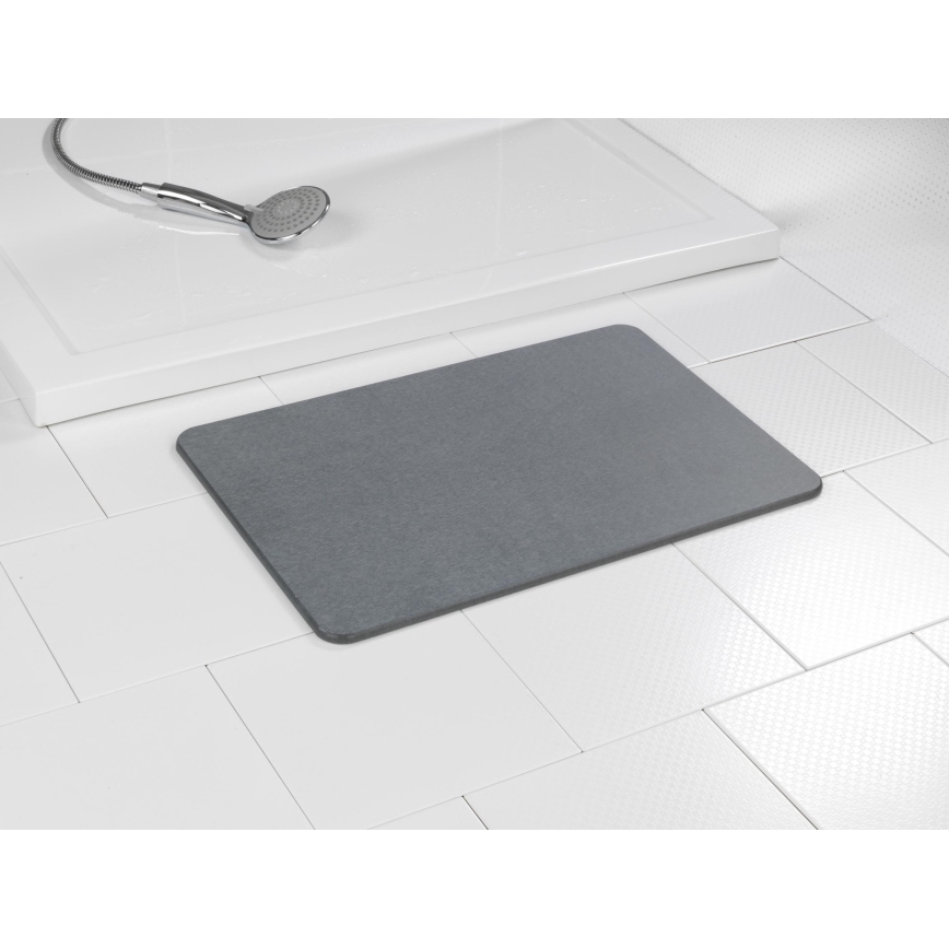 WENKO 24936100-Πατάκι μπάνιου SIMI 39x60 εκ. γκρι