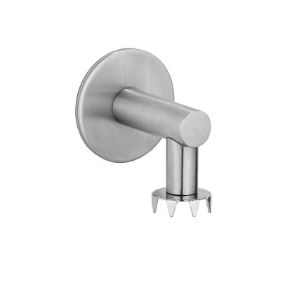 WENKO 24971100-Βάση σαπουνιού TURBO-LOC 4,5x7 cm ασημί