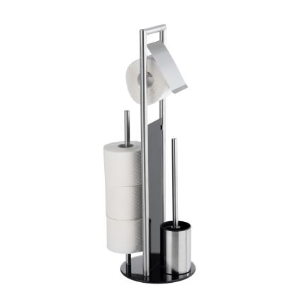 WENKO 24981800 - Σετ WC RAVINA 20x70 cm ανοξείδωτο/ασημί