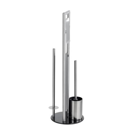 WENKO 24981800 - Σετ WC RAVINA 20x70 cm ανοξείδωτο/ασημί