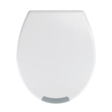 WENKO 25005100-Κάθισμα τουαλέτας SECURA 37 x 44 εκ. λευκό/γκρι