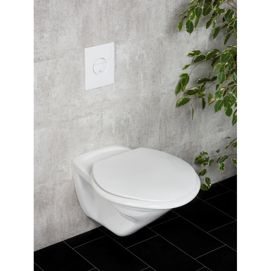 WENKO 25112100-WC κάθισμα τουαλέτας TORINO 44x43,5 cm λευκό
