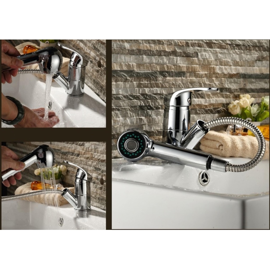 WENKO 25118100 - Κεφαλή ντους με Σύστημα Εξοικονόμησης Νερού, 4,6x4,6 cm, χρώμιο