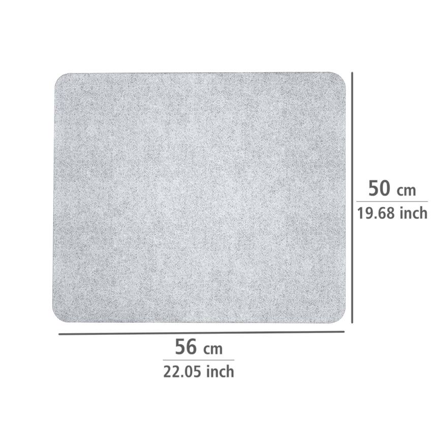 WENKO 2511910800 - Καπάκι 50x56 cm διάφανο/γκρίζο