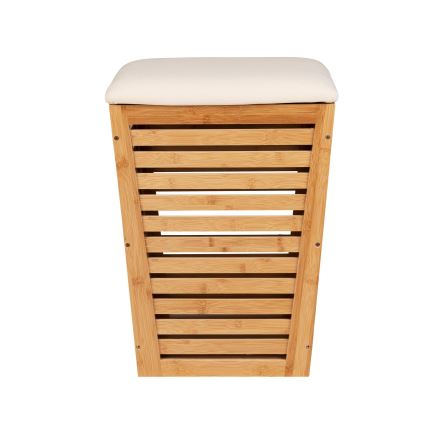 WENKO 25143100 - Καλάθι ρούχων BAMBUSA 40x56 cm καφέ