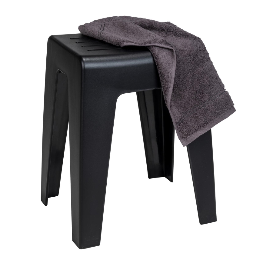 WENKO 25156100 - Σκαμπό KUMBA 38x47 εκ. μαύρο