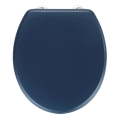 WENKO 25172100-WC κάθισμα WC PRIMA 37x41 cm μπλε/ασημί