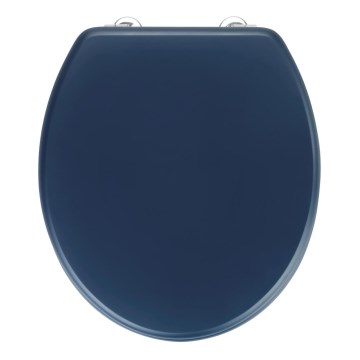 WENKO 25172100-WC κάθισμα WC PRIMA 37x41 cm μπλε/ασημί