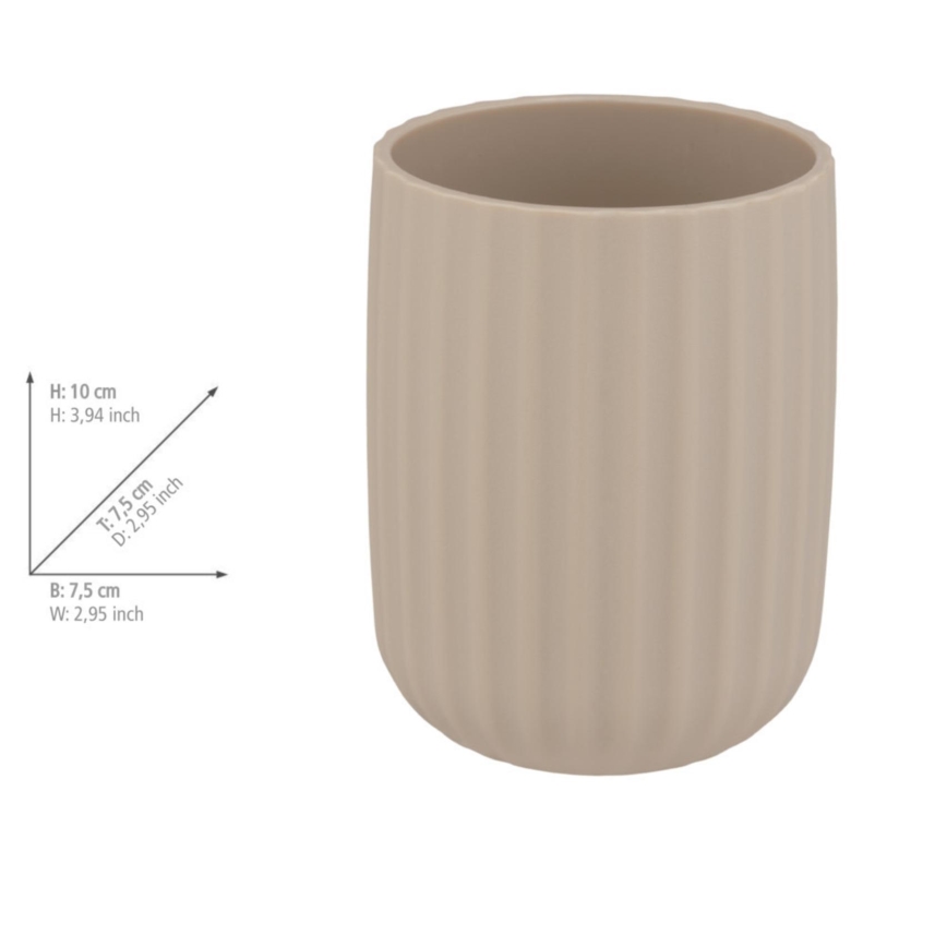 WENKO 25183100 - Κύπελλο AGROPOLI 7,5x10 cm μπεζ