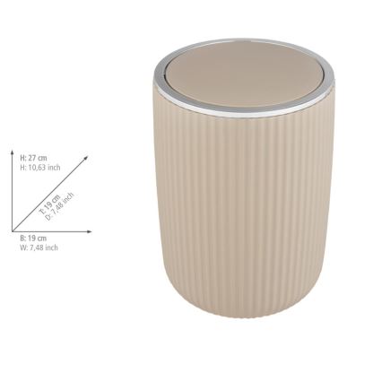 WENKO 25187100 - Καλάθι AGROPOLI 19x27 cm μπεζ