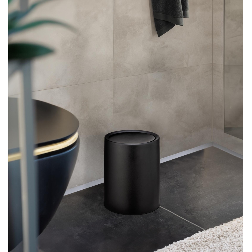 WENKO 25208100 - Καλάθι ATRI 21x25,5 εκ. μαύρο