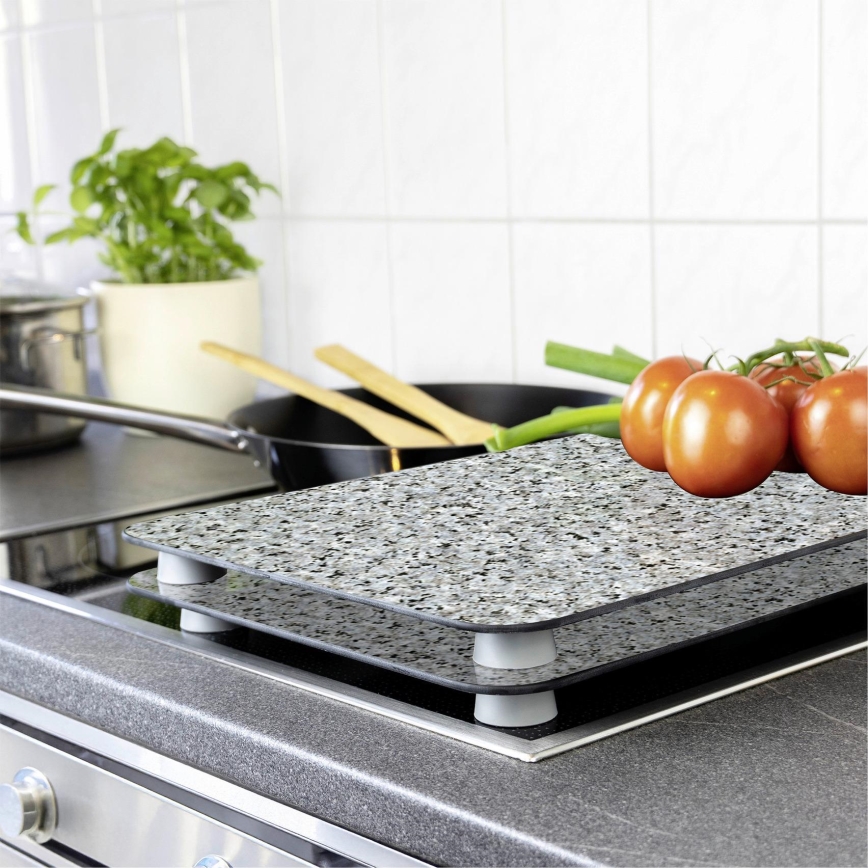 WENKO 2521120500 - Κάλυμμα επιφάνειας ABDECKPLATTE - NEUTRAL 30x52 cm γρανίτης/πολύχρωμο