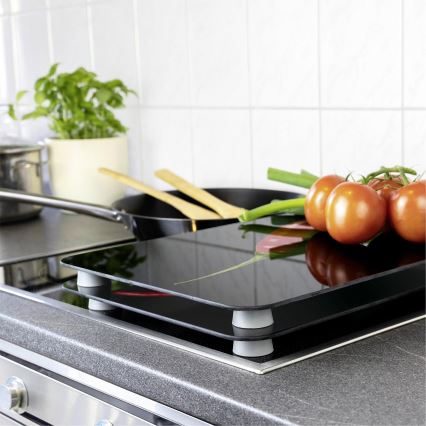 WENKO 2521380100 - Κάλυμμα εστίας 30x52 cm πολύχρωμο/γκρι/διάφανο