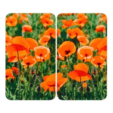 WENKO 2521434500-Πλάκα κάλυψης - Λουλούδι/Φυτό 30x52 cm πολύχρωμη