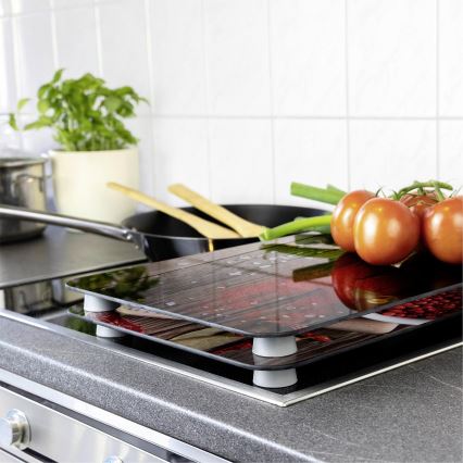 WENKO 2521467100 - Προστατευτικό κάλυμμα επιφάνειας 30x52 cm πολύχρωμο/γκρι/διαφανές