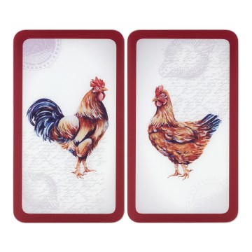 WENKO 2521471500 - Πλάκα κάλυψης ABDECKPLATTE - GRAFIK 30x52 cm πολύχρωμη