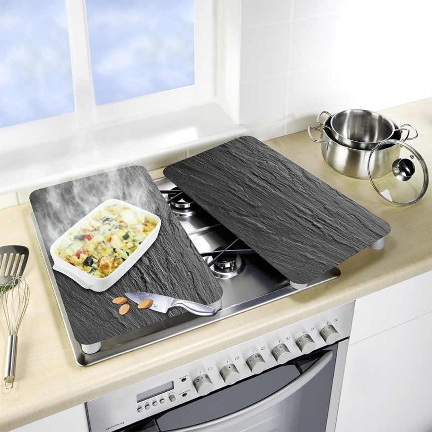 WENKO 2521499800 - Καλύμματα SLATE 52x40 εκ. πολύχρωμα/γκρι/διάφανα