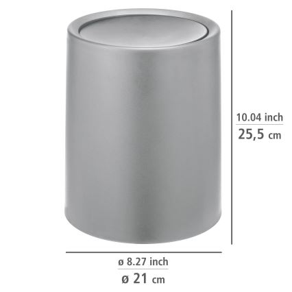 WENKO 25219100 - Καλάθι ATRI 21x25,5 cm γκρι