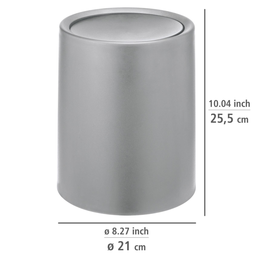 WENKO 25219100 - Καλάθι ATRI 21x25,5 cm γκρι