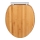 WENKO 25224100 - Κάθισμα WC BAMBOUSA 34,5x40,5 cm καφέ/ασημί