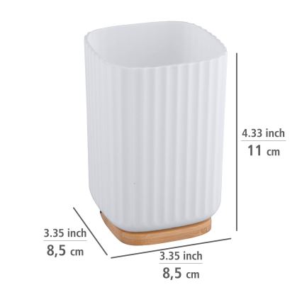 WENKO 25293100 - Ποτηράκι ROTELLO 8,5x11 cm λευκό/καφέ