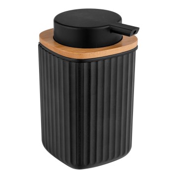 WENKO 25298100 - Δοσομετρητής σαπουνιού ROTELLO 8,9x12,7 cm μαύρο/καφέ