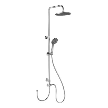WENKO 25310100 - Σετ ντους Σύστημα εξοικονόμησης νερού ανοξείδωτο/γυαλιστερό χρώμιο