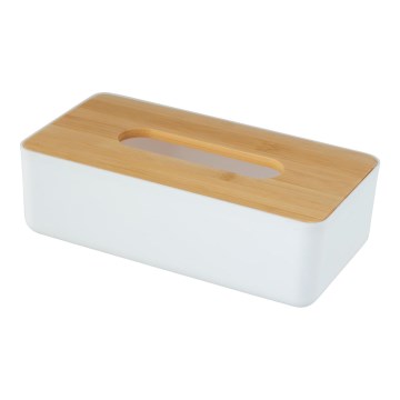 WENKO 25318100 - Κουτί καλλυντικών ROTELLO 24x12,7 cm λευκό/καφέ