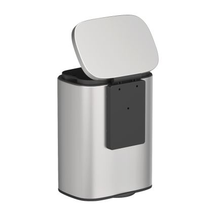 WENKO 25336100 - Καλάθι SARE 21,5x29,5 εκ. ασημί
