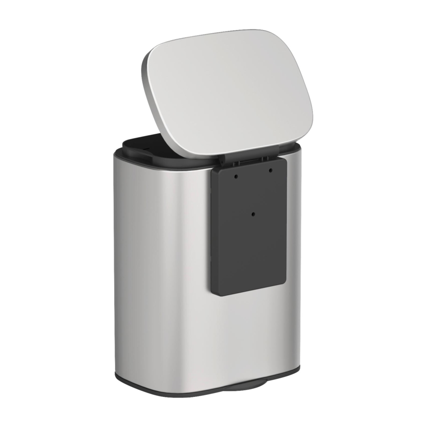 WENKO 25336100 - Καλάθι SARE 21,5x29,5 εκ. ασημί