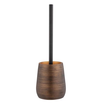 WENKO 25354100 - Βούρτσα WC PALENA 12,5x37 cm σε μπρονζέ