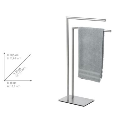 WENKO 25379100 - Βάση για πετσέτες RECCO 48x80,5 εκ. σατινέ