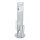 WENKO 25384100 - Σετ WC SULMONA 25x76 cm ασημί/μαύρο