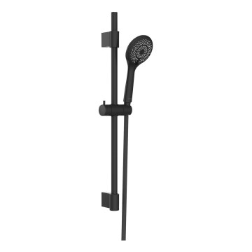 WENKO 25453100 - Σετ ντους WATERSAVING SYSTEM 70 cm μαύρο