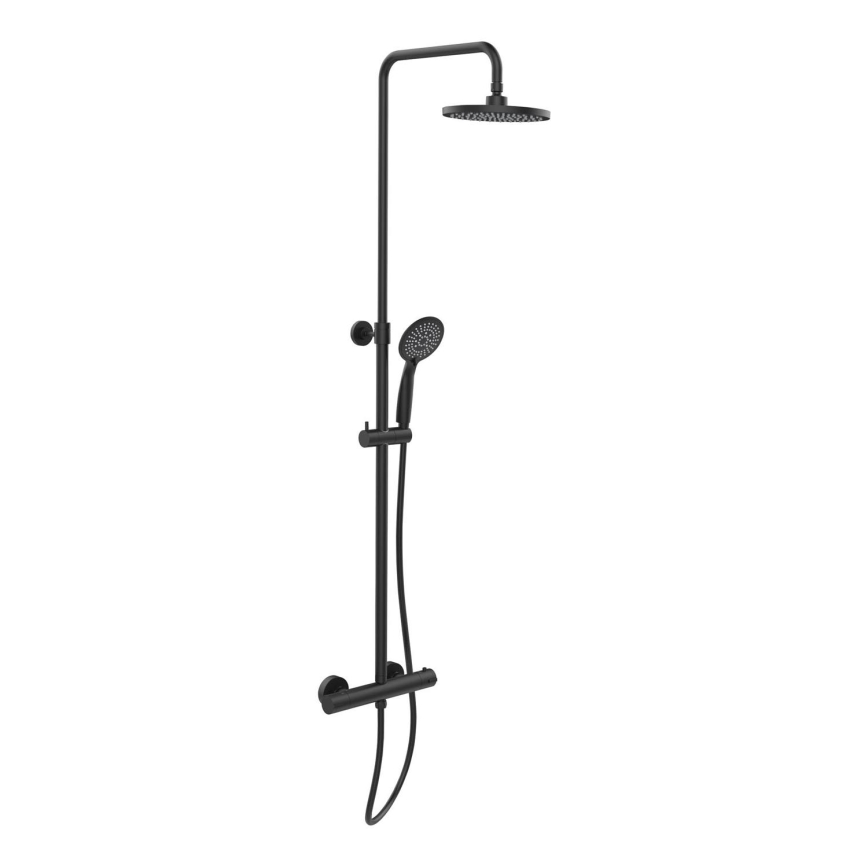 WENKO 25484100 - Σύστημα ντους WATERSAVING SYSTEM 12x120 cm μαύρο